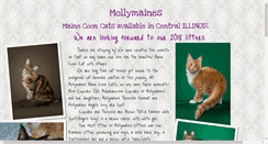 Desktop Screenshot of mollymaines.com