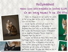 Tablet Screenshot of mollymaines.com